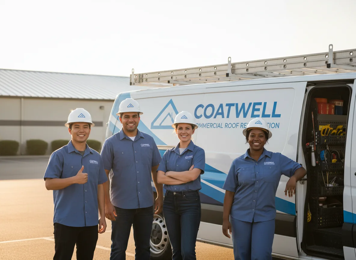 Commercial roof coating company in Hersey, MI